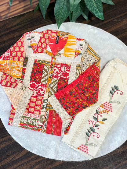 Mahira Schifli Embroidered Co-Ord Set