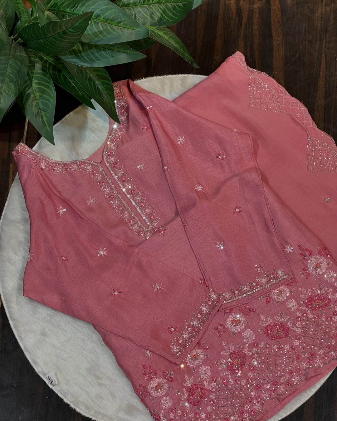 Myra Floral Silk Suit Set