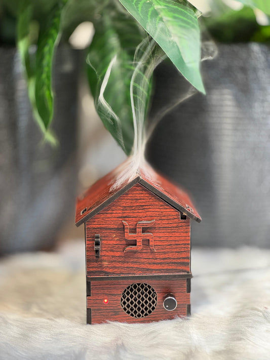 🌸 Pyramid Incense Cone Holder with Spiritual Music 🌸